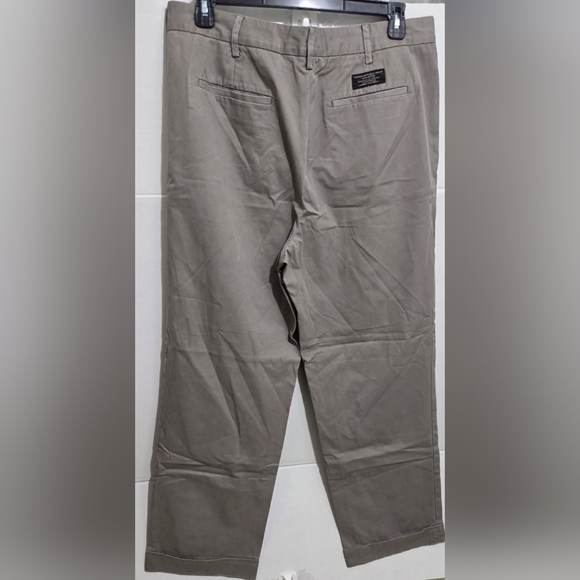 Banana Republic Pants Mens 38x32 Chino Aiden Fit Brown Preppy Dress Slacks - Picture 2 of 5